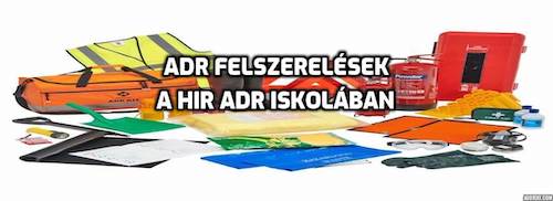 ADR felszerelés - HIR ADR Iskola