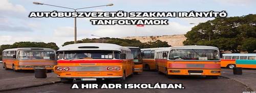 Szakmai irányító tanfolyam - HIR ADR Iskola